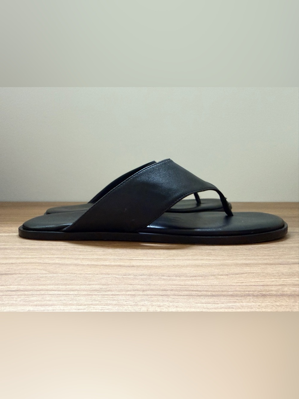 Dear Frances Billy Leather Sandals Black EU 38 Minimalist Italy - Picture 2 of 6